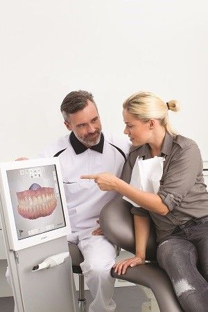 3Shape intraoral scanner impression