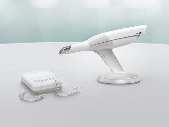 TRIOS scanner and clear aligners