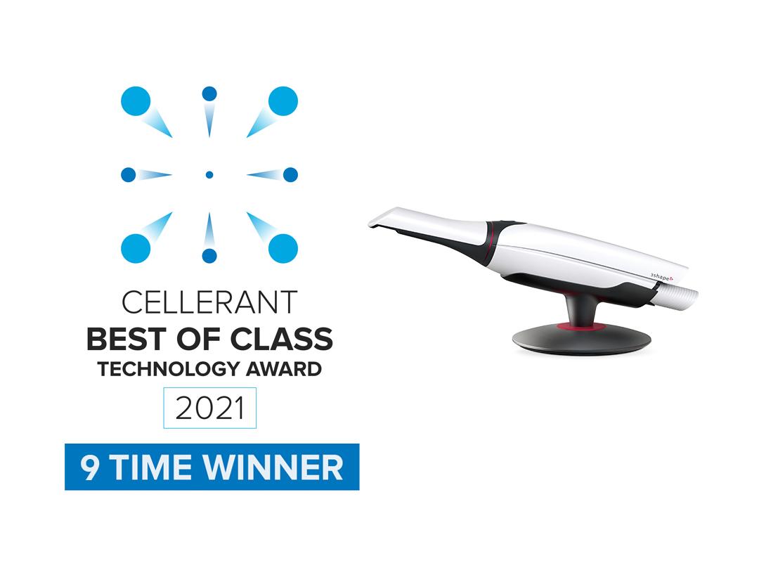 TRIOS® 4 intraoral scanner receives 2021 Cellerant “Best of Class” Award 2021