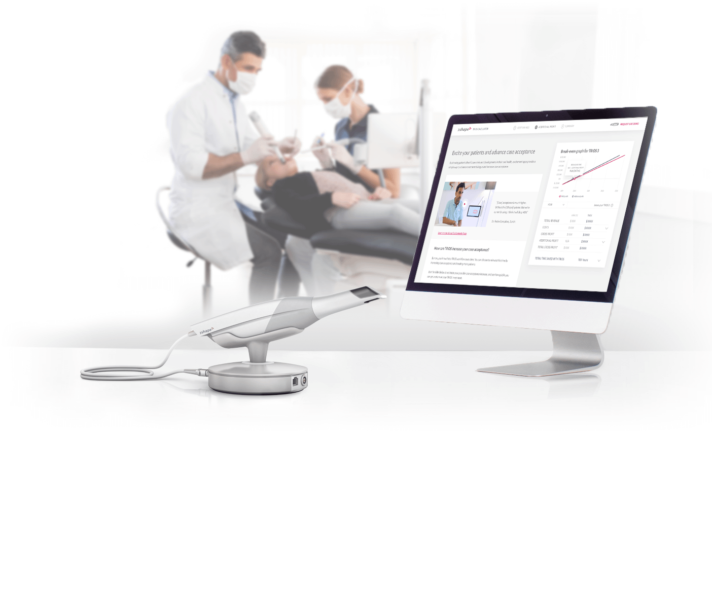 3Shape TRIOS ROI Calculator - Cost & Profit of Intraoral Scanning